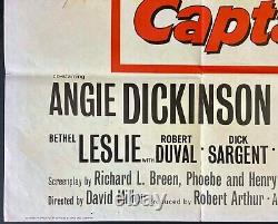 Capitaine Newman AFFICHE QUAD Originale Film Cinéma Gregory Peck 1963