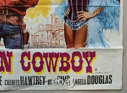 Carry On Cowboy 1965 Original Quad Cinema Movie Film Poster Chantrell Artwork