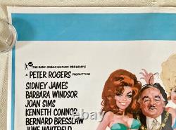 Carry On Girls Affiche Quad Originale 1973 Sidney James Barbara Windsor Joan Sims