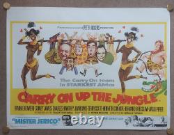Carry On dans la jungle Affiche originale UK Quad