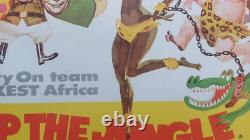 Carry On dans la jungle Affiche originale UK Quad