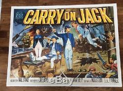Carry Originale Jack, Royaume-uni Quad, Film / 1963 Affiche Du Film