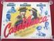 Casablanca Affiche Quad Uk Roul&eacute;e Humphrey Bogart Ingrid Bergman R2007