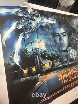 Cauchemar à Elm Street Affiche Originale de Cinéma UK Quad Rare