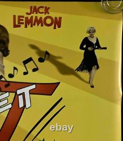 Certains l'aiment chaud Affiche de film originale Quad BFI RR Marilyn Monroe Billy Wilder