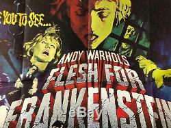 Chair Pour Frankenstein Affiche Originale De Film Quad Uk Andy Warhol
