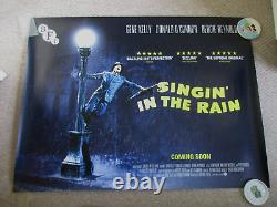 Chantant sous la pluie BFI 1952 film Affiche originale du film quad RARE