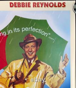 Chantons sous la pluie AFFICHE QUAD ORIGINAL Film Cinéma Gene Kelly 2000RR