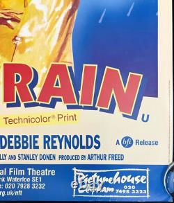 Chantons sous la pluie AFFICHE QUAD ORIGINAL Film Cinéma Gene Kelly 2000RR