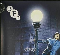 Chantons sous la pluie ORIGINAL Quad Affiche de film Gene Kelly BFI RR