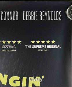 Chantons sous la pluie ORIGINAL Quad Affiche de film Gene Kelly BFI RR