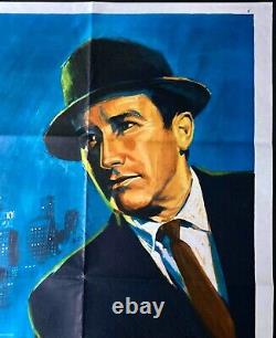 Chasseuses de filles - Affiche de film originale en quad Mickey Spillane Shirley Eaton Chantrell