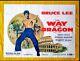 Chemin Du Dragon 1974 Bruce Lee Affiche De Cinéma Originale Uk Quad 30 X 40'