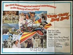 Chitty Bang Bang Chitty Original Quad Movie Poster 1968 Dick Van Dyke