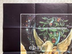 Choc des Titans Affiche Quad Originale 1981 Ray Harryhausen Burgess Meredith