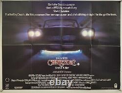 Christine Original Uk British Quad Film Poster (1984) 30x40 Stephen King