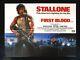 Cinemasterpieces Uk Premier Quad British Blood Affiche Du Film Rambo 1982