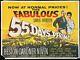 Cinquante-cinq 55 Jours à Pékin Affiche De Film Quad Originale Charlton Heston 1963