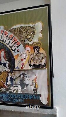 Cirque des vampires 1972 Affiche de film originale britannique Quad Hammer Horror 30x40