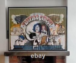 Cirque des vampires 1972 Affiche de film originale britannique Quad Hammer Horror 30x40