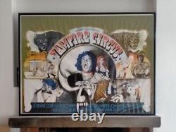 Cirque des vampires 1972 Affiche de film originale britannique Quad Hammer Horror 30x40