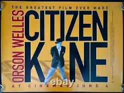 Citizen Kane Affiche de Film Originale Quad Orson Welles RR