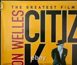Citizen Kane Affiche de Film Originale Quad Orson Welles RR
