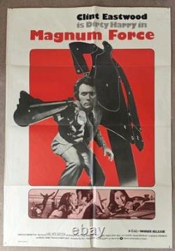 Clint Eastwood Magnum Force Très Rare Affiche Originale Sud-Africaine