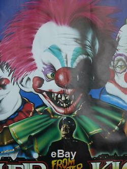 Clowns De Tueur De L'espace (lamine) 1988 Uk Affiche De Film De Cinéma Quad