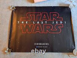 Collection d'affiches originales du quadriptyque Star Wars du cinéma britannique