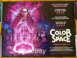 Color Out Of Space Orig Ds Uk Quad 40x30 Lovecraft Cage Stanley Dude