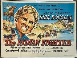 Combattant indien Affiche de cinéma Quad originale Kirk Douglas Walter Matthau '55