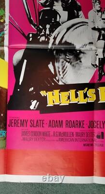 Comtesse Dracula / Les Belles de l’enfer affiche originale quad du film Hammer Horror - Biker