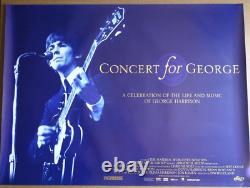 Concert pour George Harrison Affiche Quad 2003 Les Beatles Paul McCartney Ringo