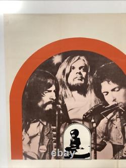 Concert pour le Bangladesh 1972 Affiche de film originale UK Quad 40x30 pouces