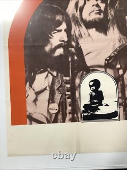 Concert pour le Bangladesh 1972 Affiche de film originale UK Quad 40x30 pouces