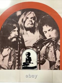 Concert pour le Bangladesh 1972 Affiche de film originale UK Quad 40x30 pouces