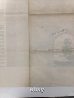 Concert pour le Bangladesh 1972 Affiche de film originale UK Quad 40x30 pouces