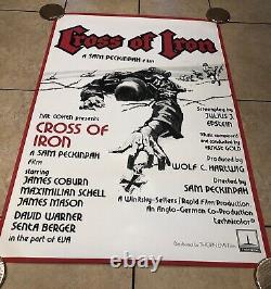 Cross Of Iron Original Uk Movie Quad (1977)