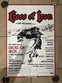 Cross Of Iron Original Uk Movie Quad (1977)