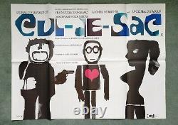 Cul-de-sac (1966) Affiche Originale Du Quad Britannique Donald Pleasence Roman Polanski