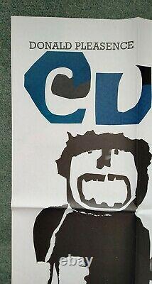 Cul-de-sac (1966) Affiche Originale Du Quad Britannique Donald Pleasence Roman Polanski