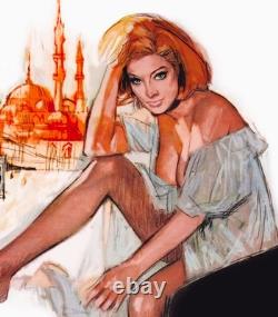 DE RUSSIE AVEC AMOUR (1962) Affiche de film britannique Quad 30x40 de James Bond
