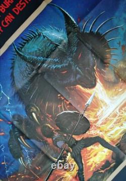 DRAGONSLAYER (1981) affiche de film originale UK 40 x 60 (double quad) Disney