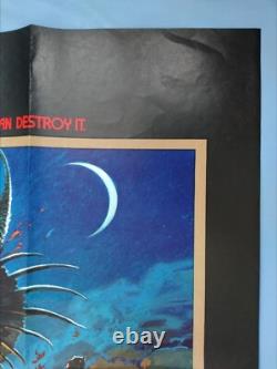 DRAGONSLAYER (1981) affiche originale quadrilatérale du Royaume-Uni art fantastique de Bysouth Dragon