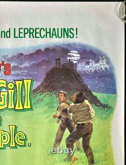 Darby O'Gill et les petits gens AFFICHE QUAD ORIGINALE DU FILM DISNEY