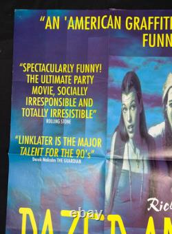 Dazed and Confused 1993 Affiche originale britannique Quad du film Matthew McConaughey