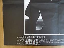 Dernier Tango À Paris (1972), Original Britannique, Affiche De Film / Film Quad, Marlon Brando