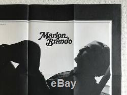 Dernier Tango À Paris Film D'original Quad Poster 1972 Marlon Brando