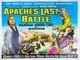 Derni&egrave;re Bataille Des Apaches Affiche De Film Originale Uk Quad 1964